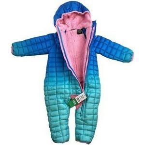 Snozu snowsuit bundler Blue Pink ombreSnozu 3 - 6 cy